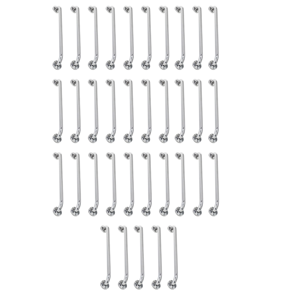 Alça De Apoio Barra Inox 80cm Segurança Kit 34 Unidades Acessibilidade Banheiro Corredor Resistente