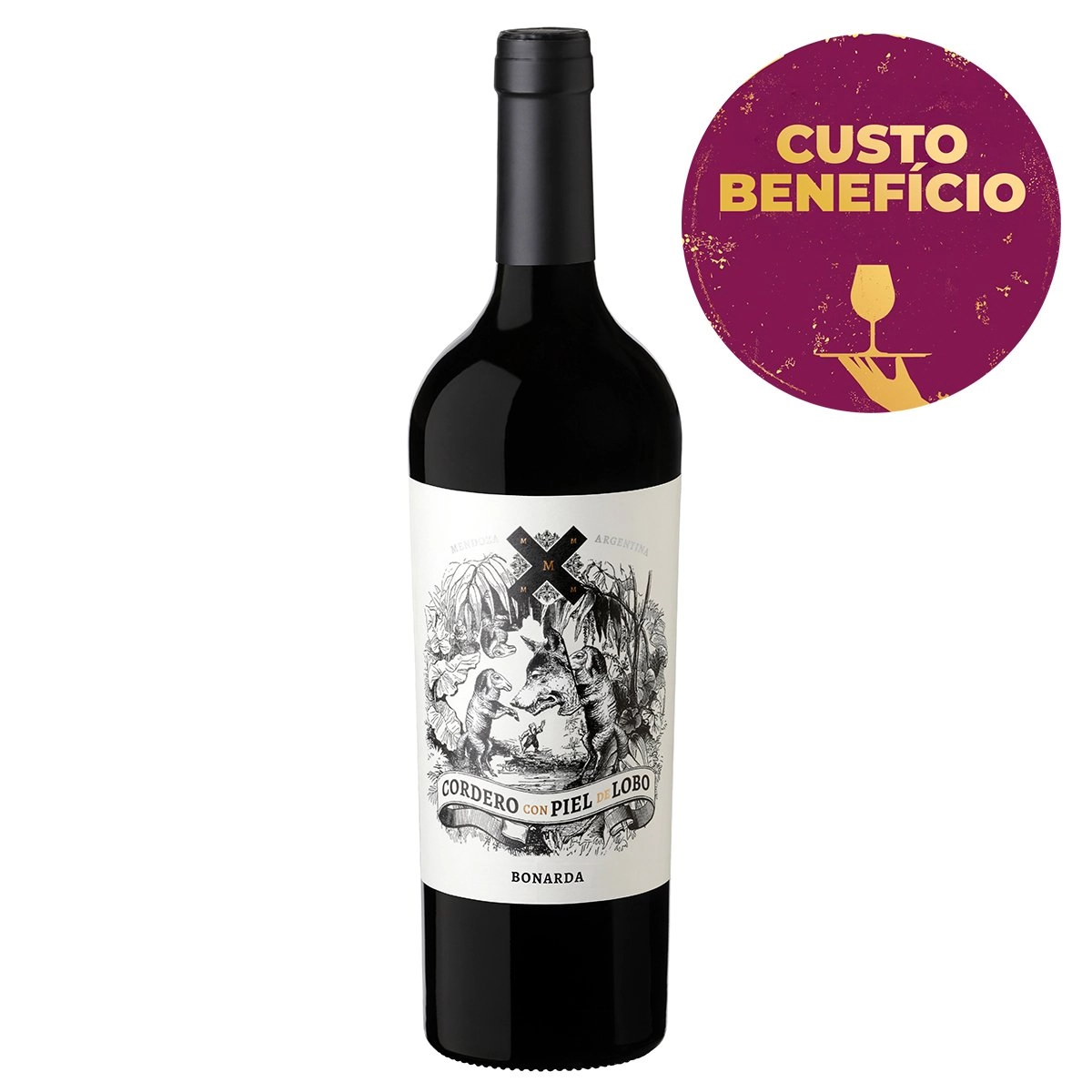 Vinho Argentino Tinto Cordero Bonarda 750ml