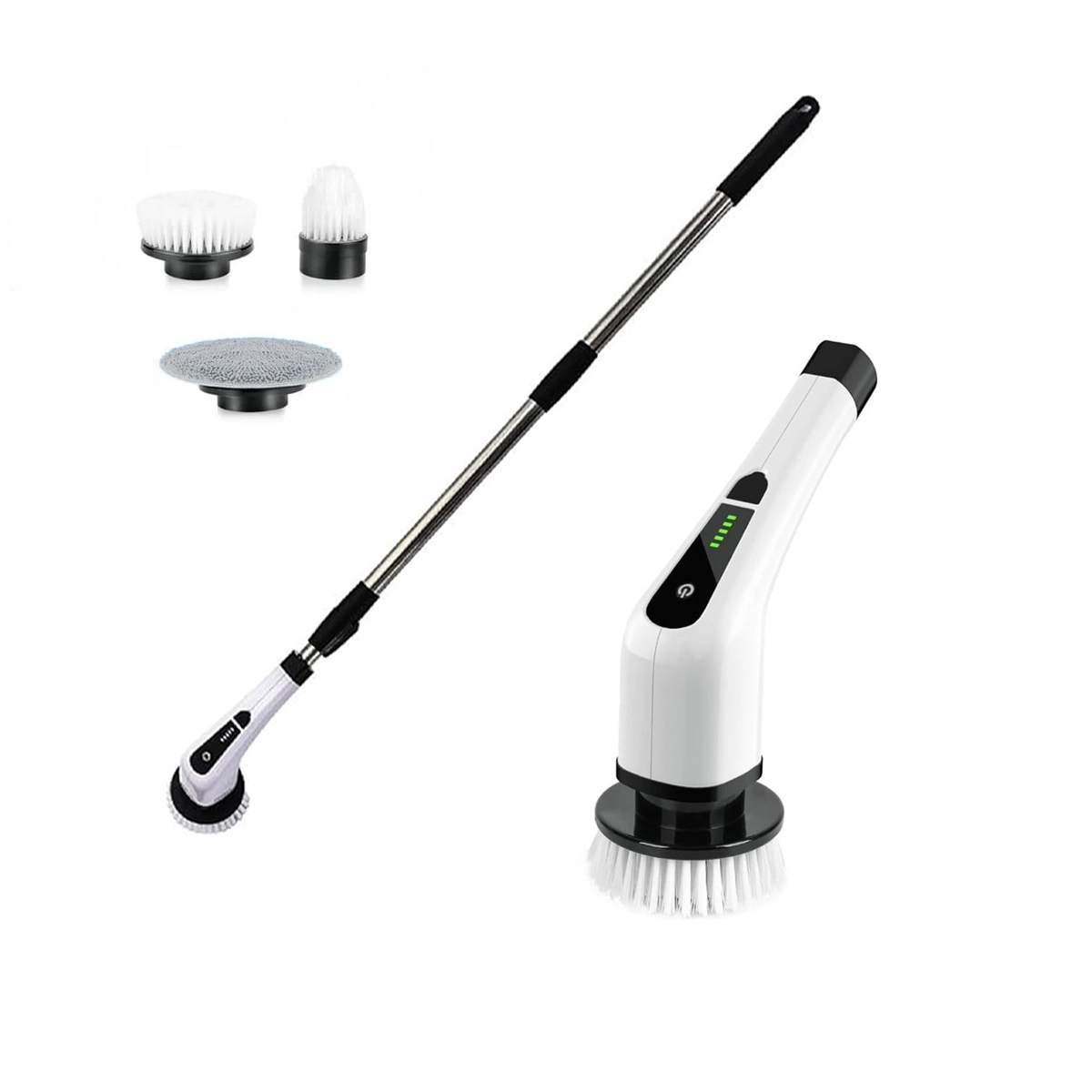 Escova De Limpeza Eletrica 25w Potente Sem Fio Bateria Recarregavel Rotativo Giratorio Esfragao Faxina Polimento