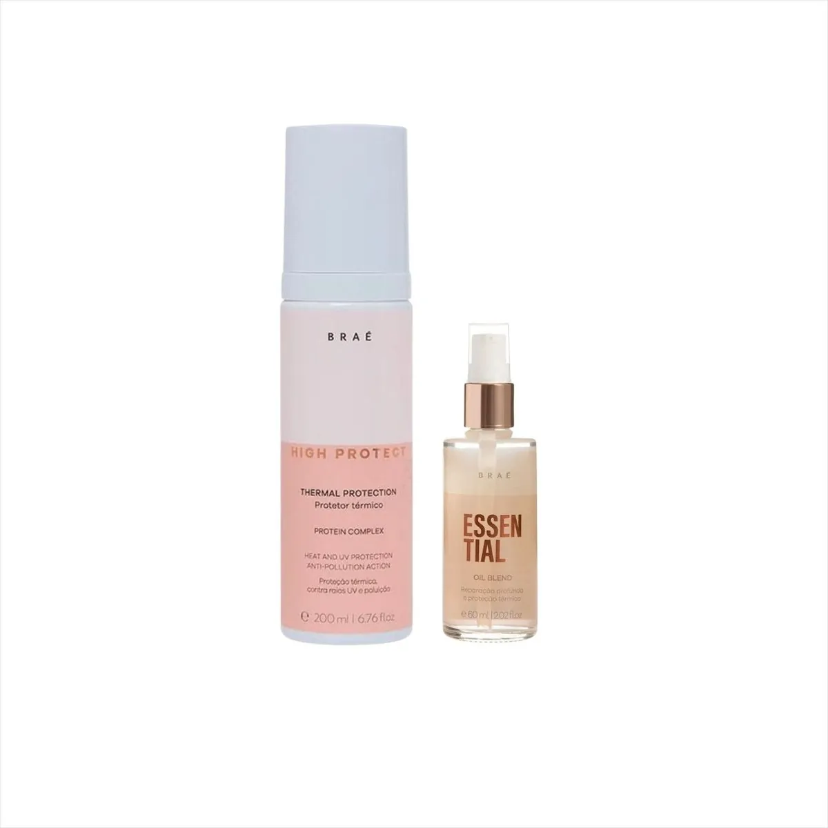 Kit Braé Essential Oil Blend+Braé High Protect Leave-in 200ml