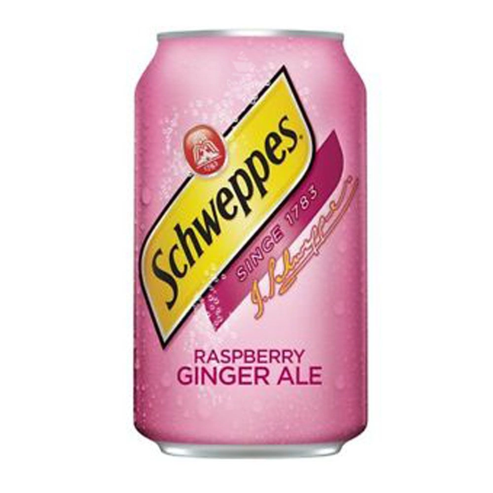 Refri Schweppes Framboesa C/ Gengibre Lt 350ml