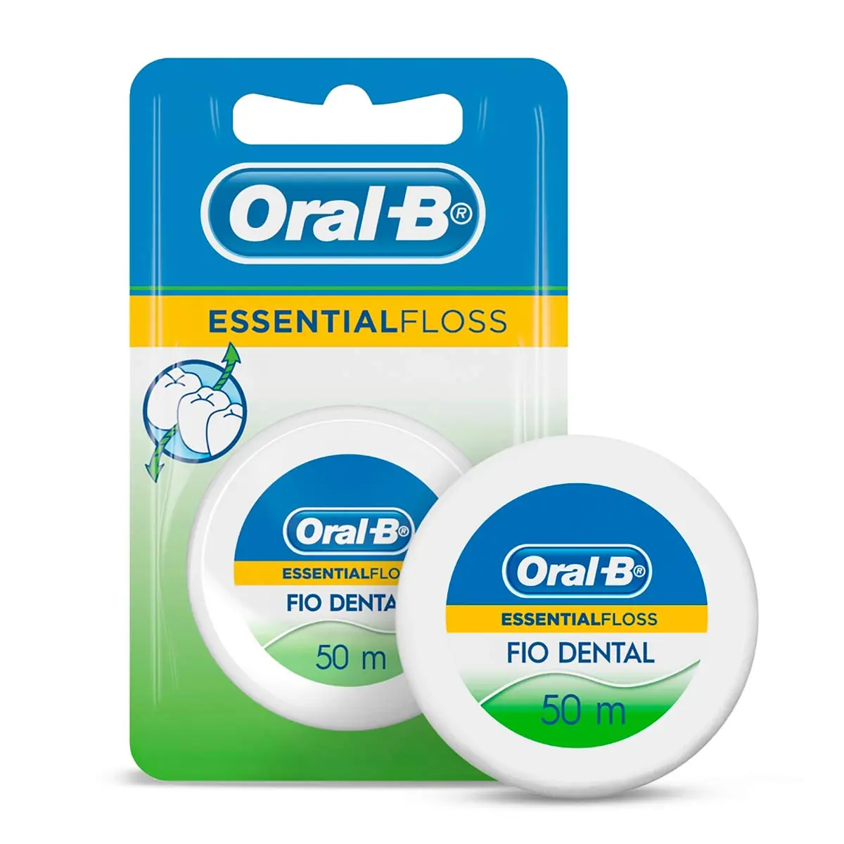 Fio Dental Oral-B Essential Floss Sabor Menta 50m