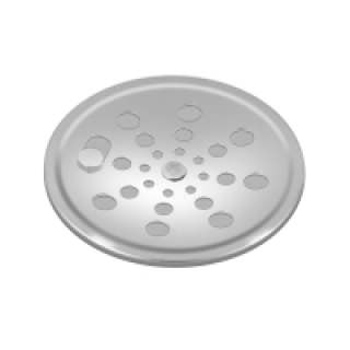 Ralo Grelha Inox Para Banheiro Redondo 10x10 Com Fecho