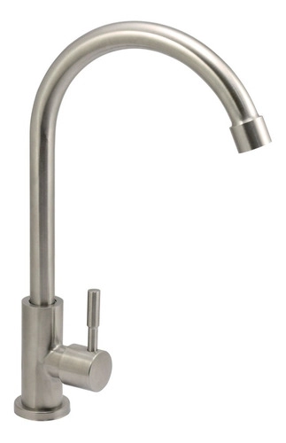 Torneira Aço Inox Escovado Cozinha Parede Bica Móvel 1/4 Cinza-escuro