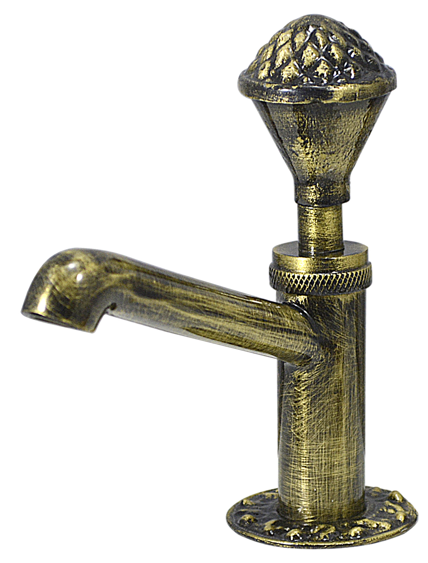 Torneira Banheiro Lavatório Ouro Velho Retro Vintage Mesa