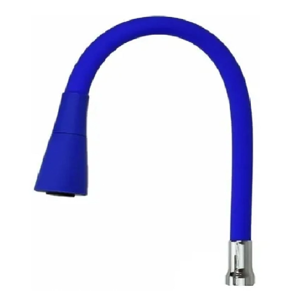 Tubo Gourmet Azul Cône Duplo Jato Torneira Cozinha Reposição
