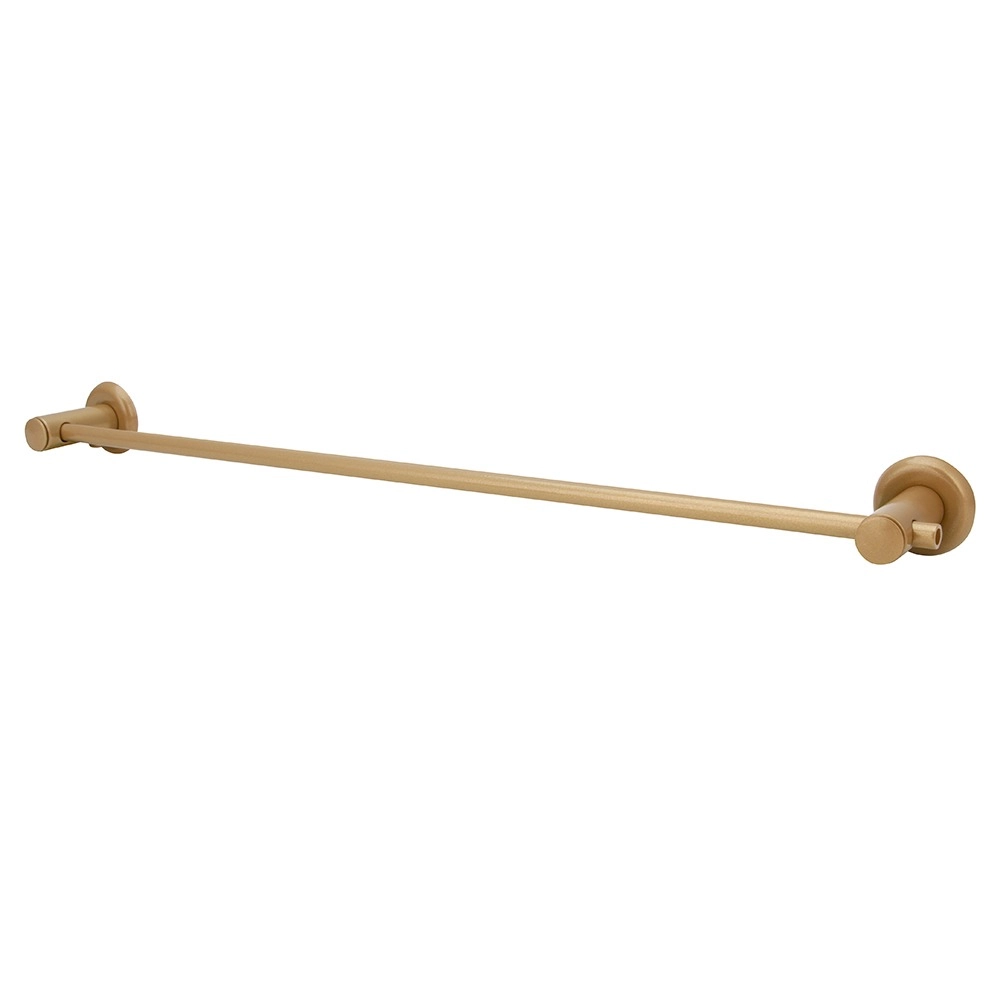 Porta Toalha Barra Metal Inox Gold/dourado Banheiro Parede