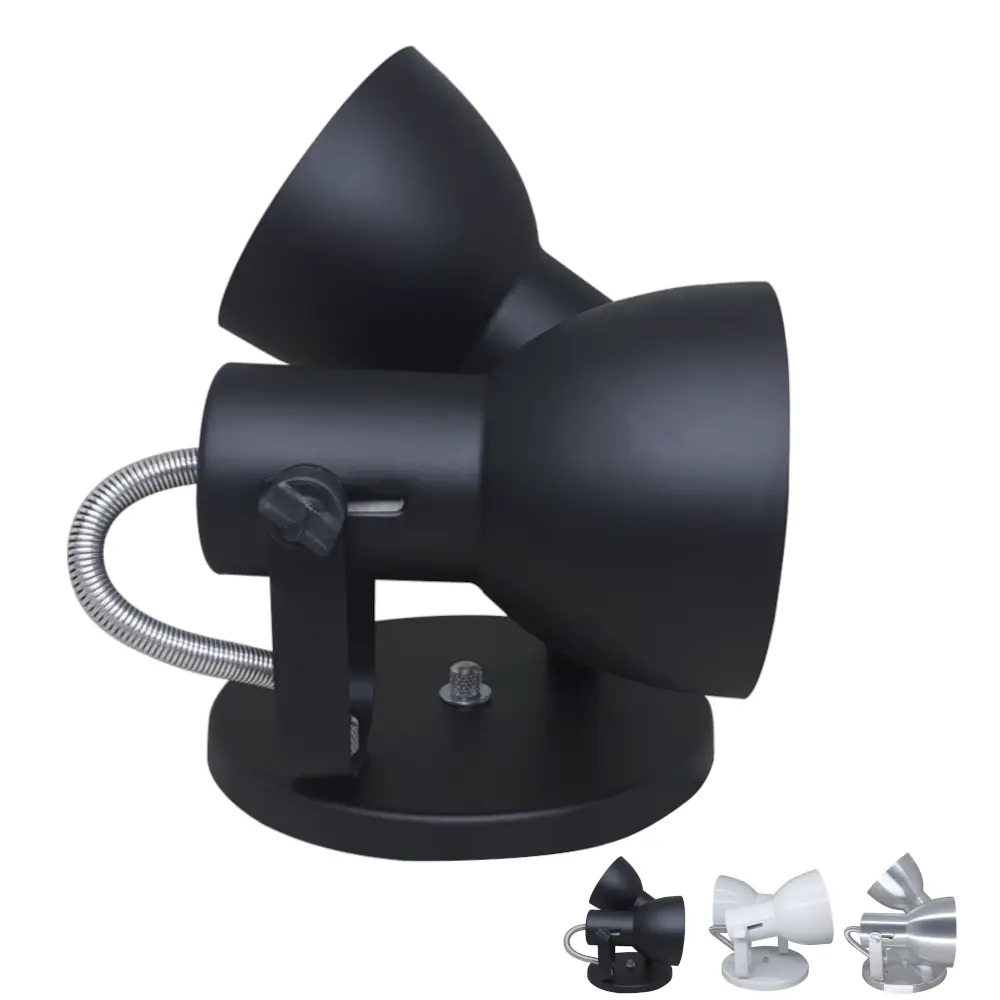 Spot De Sobrepor Duplo Para Quarto Sala Cozinha Bulbo Led