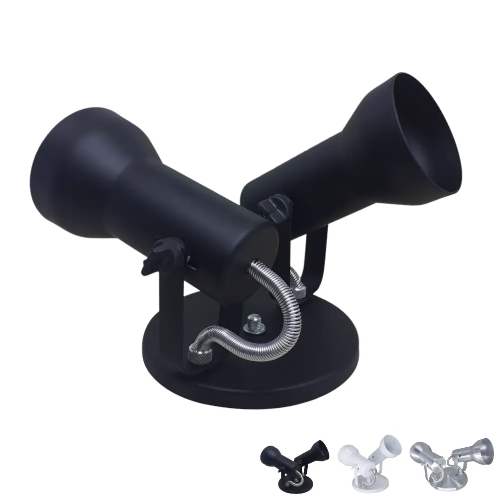 Spot De Luz Duplo Sobrepor 2 Lampadas Led