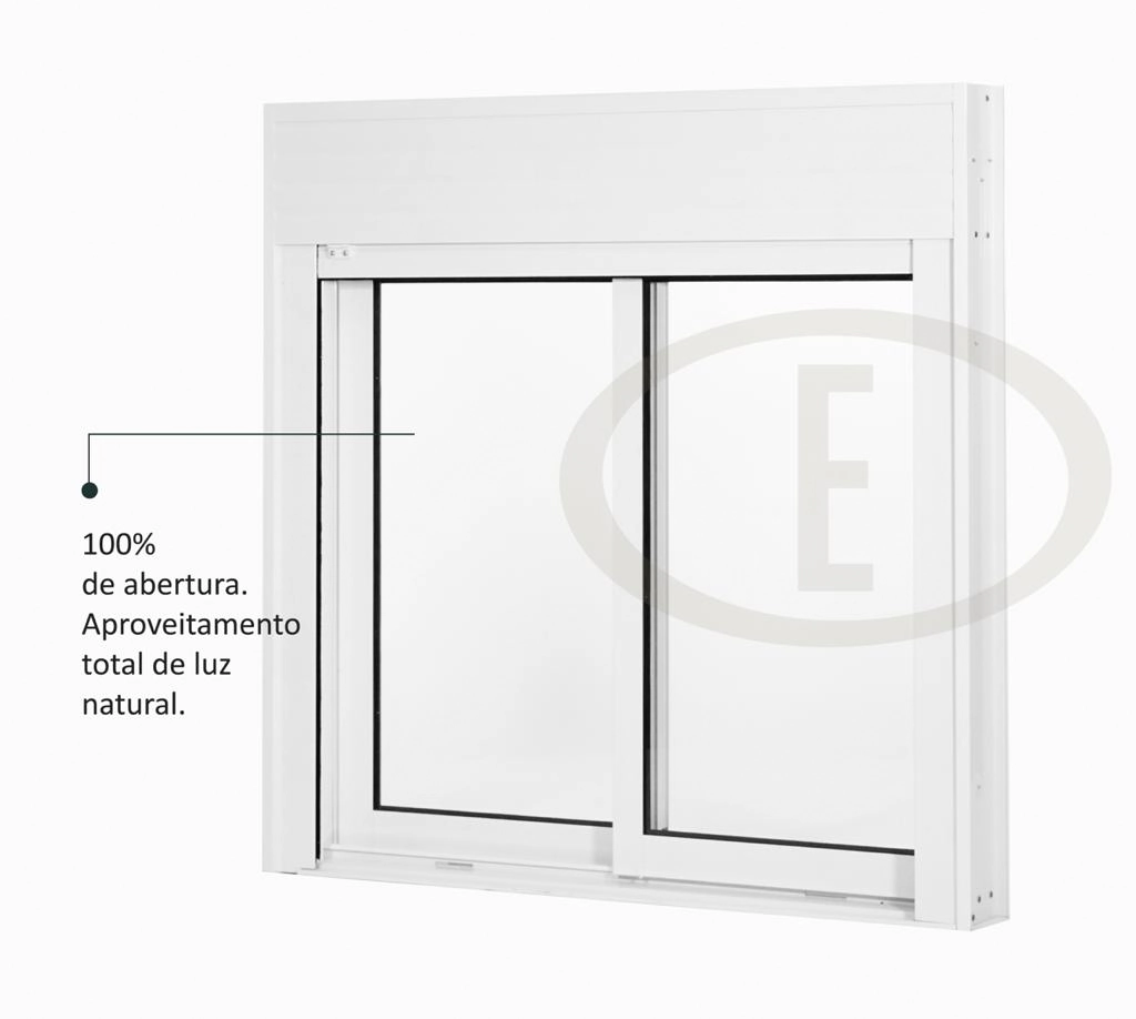 Janela Veneziana Integrada Black Out 1500 X 1000