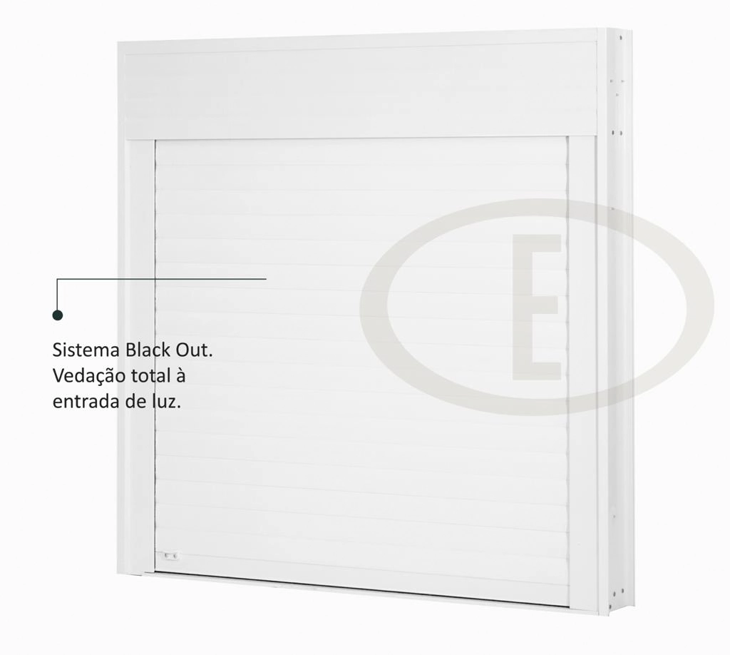 Janela Veneziana Integrada Black Out 1200 X 1200