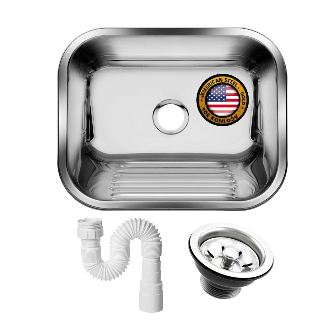 Tanque Inox 50x40 - Sobrepor E Embutir +válvula