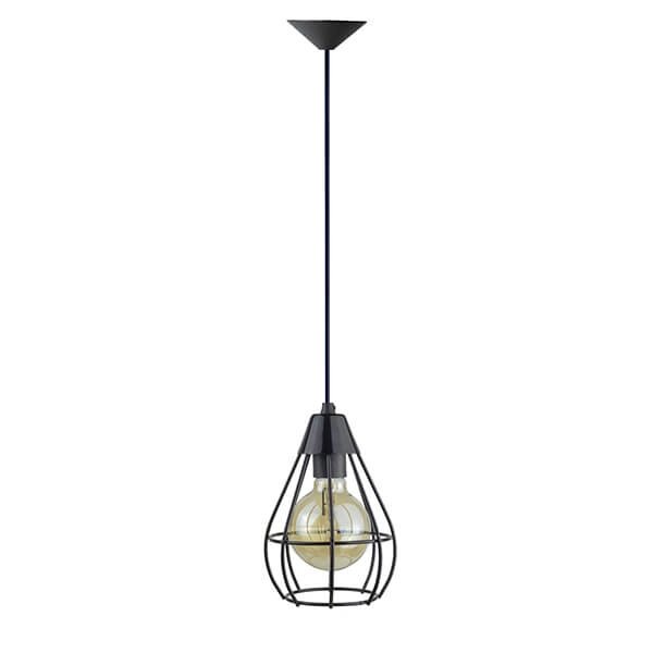 Pendente Aramado Gota - Preto