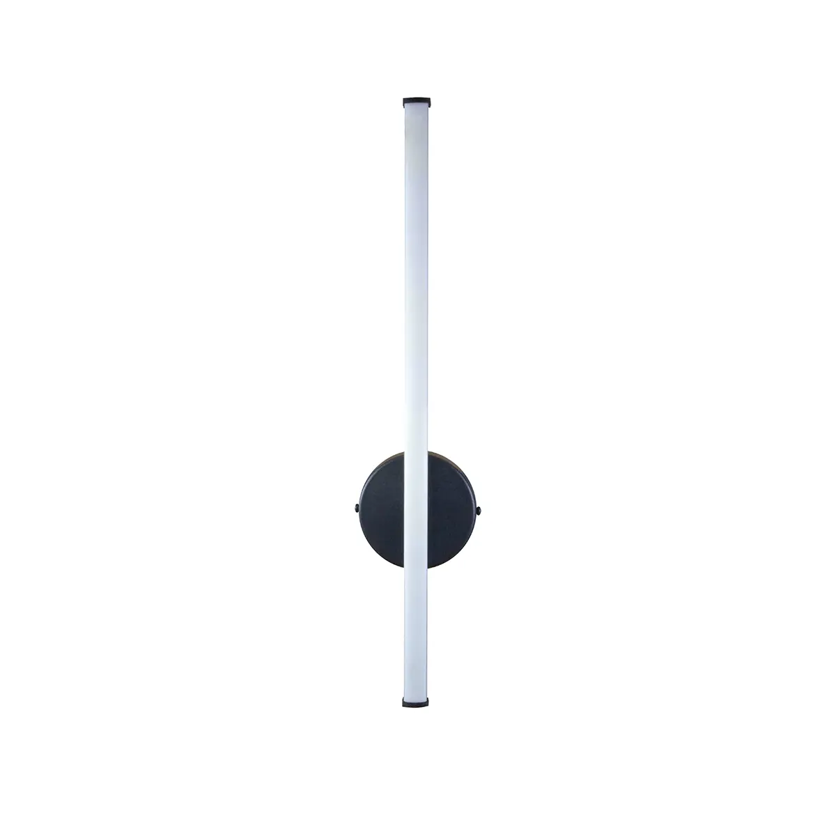 Arandela De Parede Linha Reta Traço 50cm Led 3000k - Preta