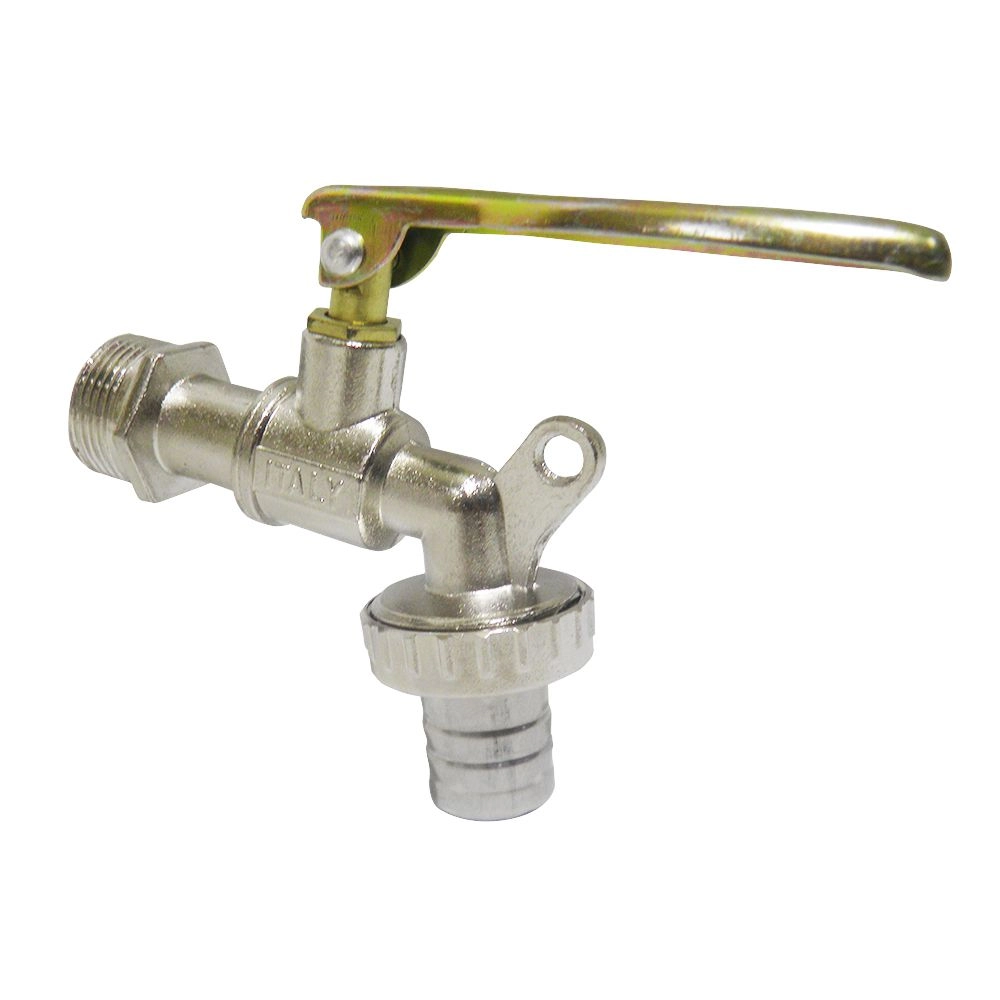 Torneira Bica Jardim Com Anti Furto Cadeado D agua Metal Varanda Parede