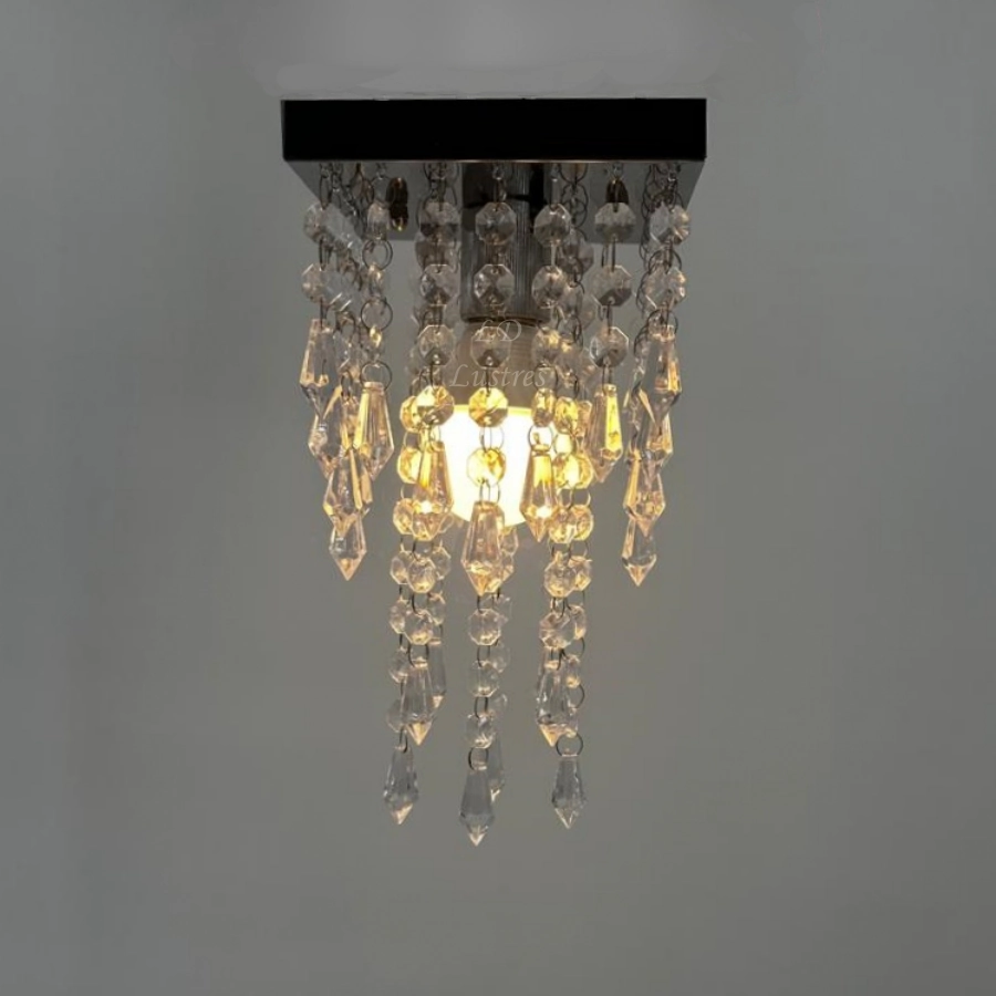 Pendente Moderno Cristal Acrílico Alto Brilho Para Lavabo