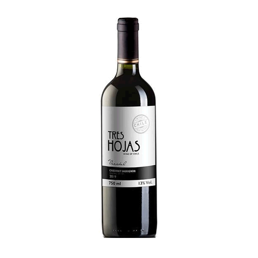 Vinho Chil.tres Hojas 750ml Cab.sauvignon