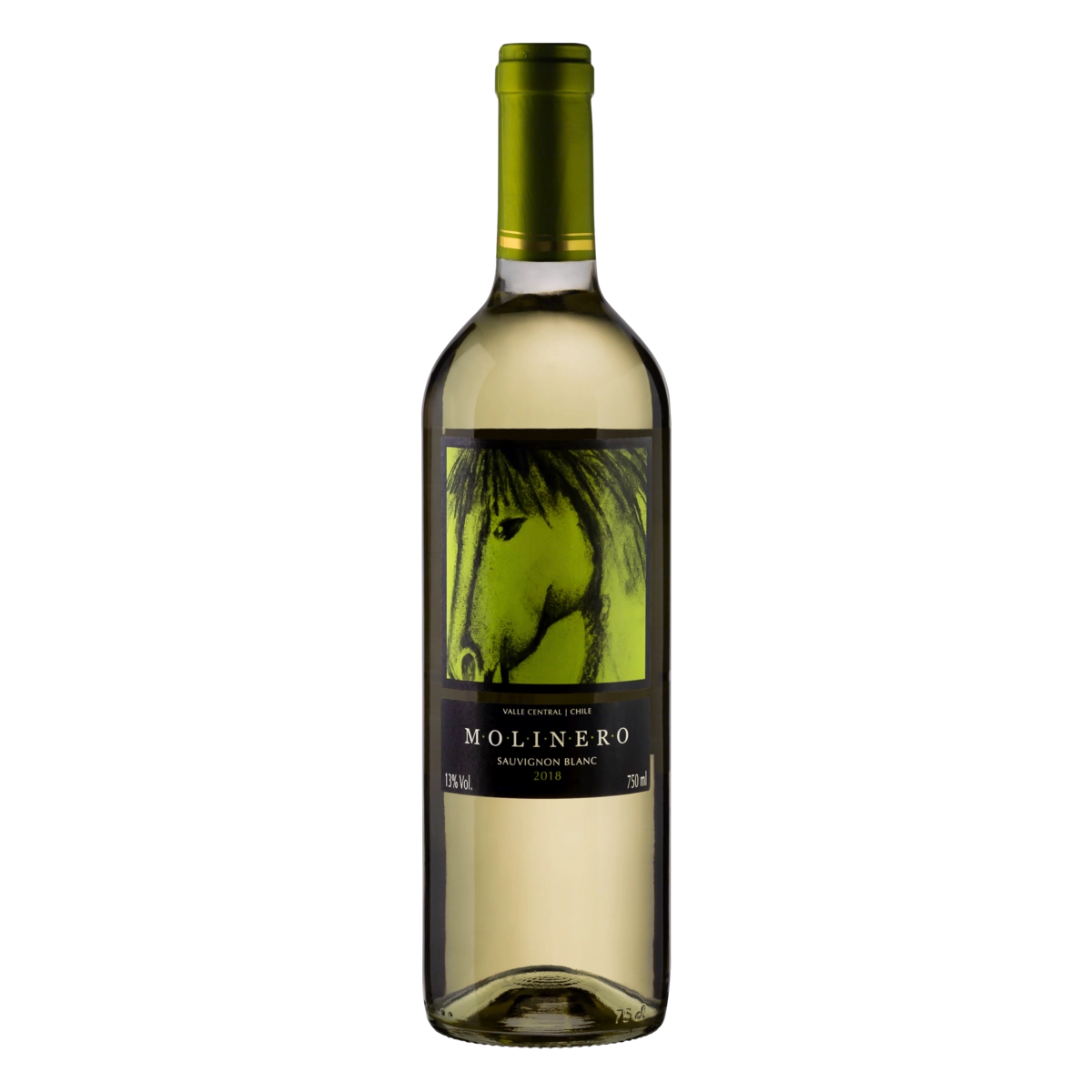 Vinho Chileno Branco Seco Molinero Sauvignon Blanc Valle Central Garrafa 750ml