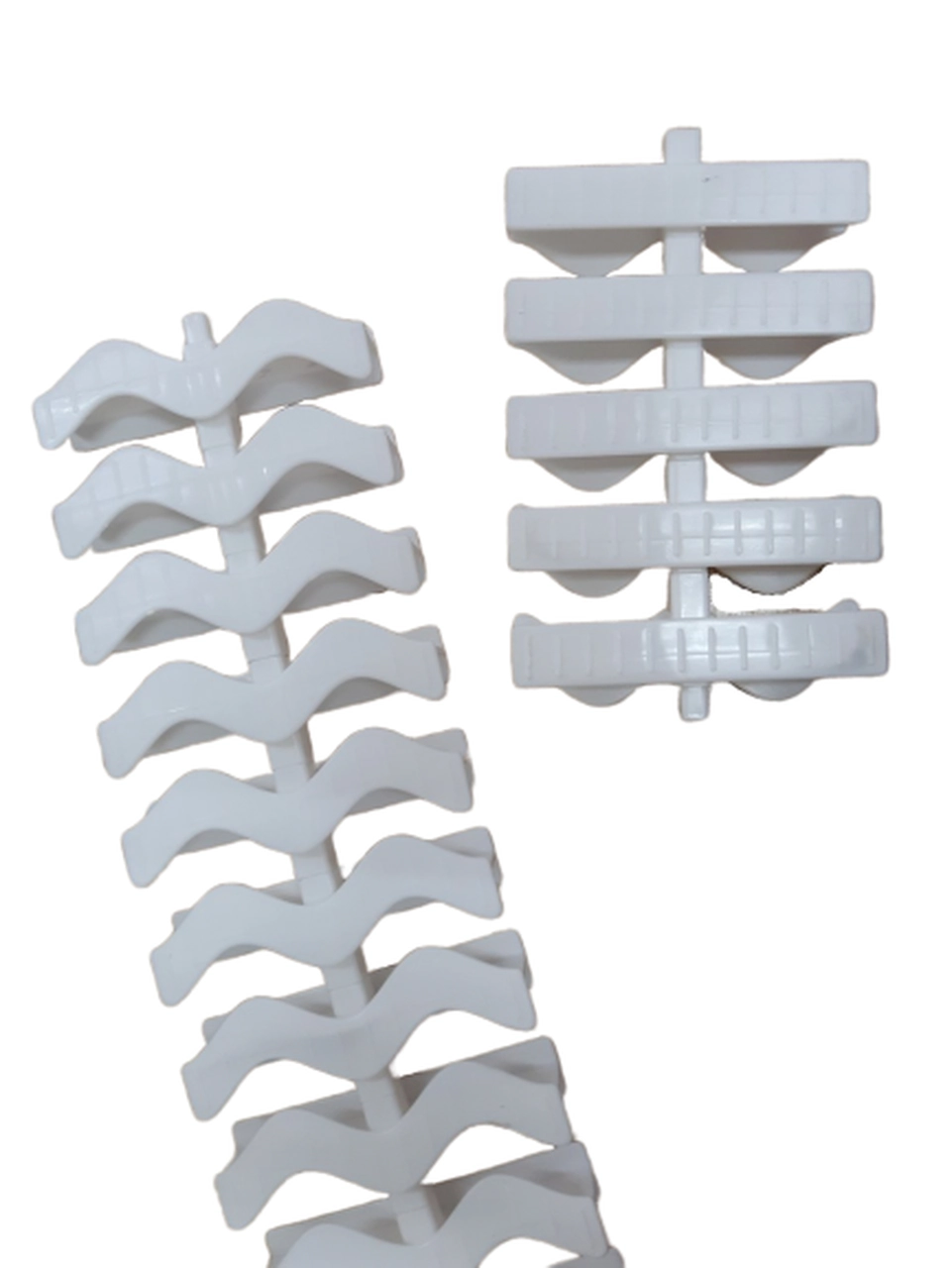 Grelha Plástica Flexível 10cm X 1 Metro - Branco