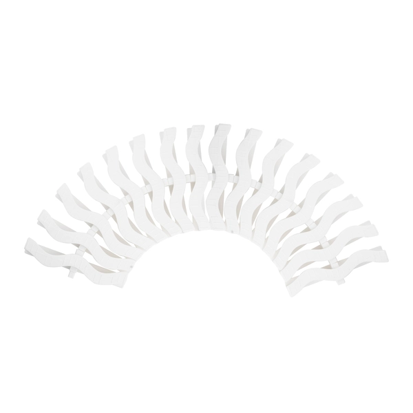 Grelha Plástica Flexível 15cm X 1 Metro - Branca