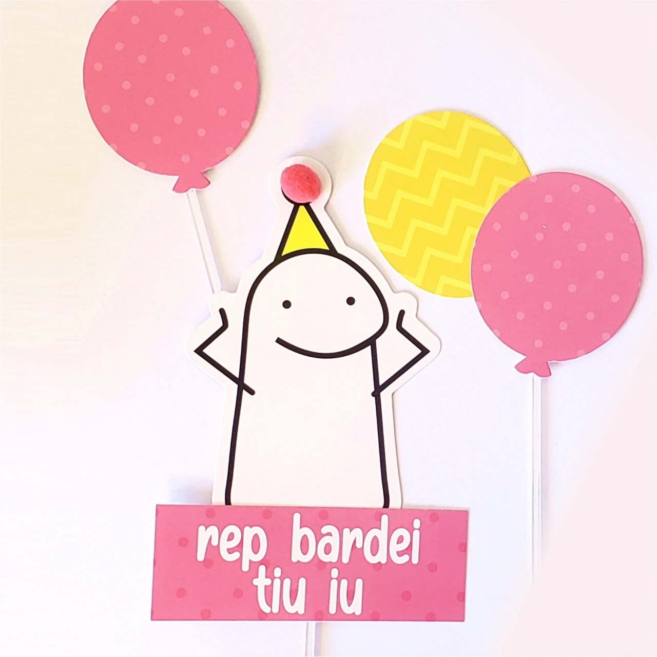 Topo Bolo Flork Rep Bardei Rosa 266 Amora
