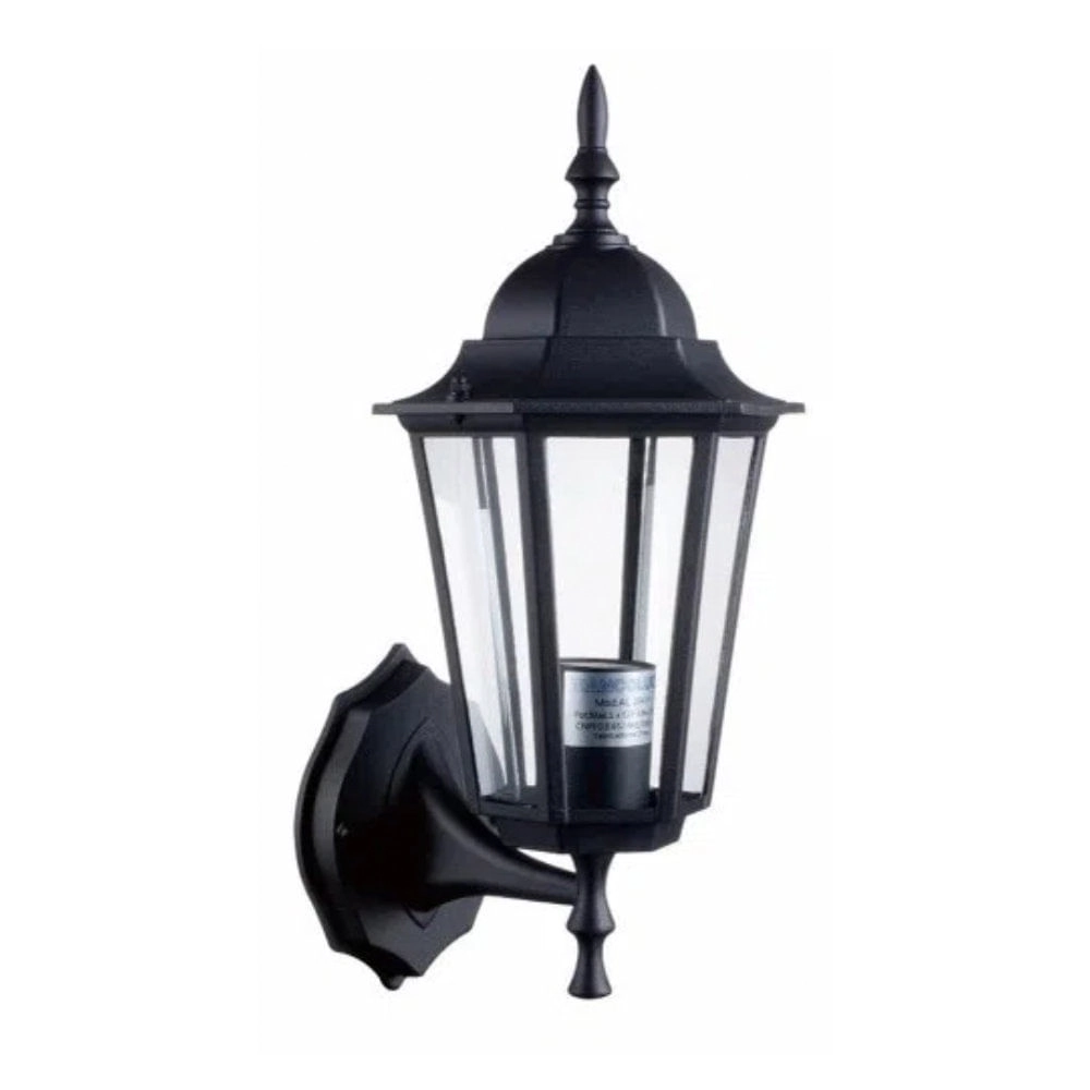 Kit 2 Arandela Colonial Vintage Ac204p Sextavada Preto