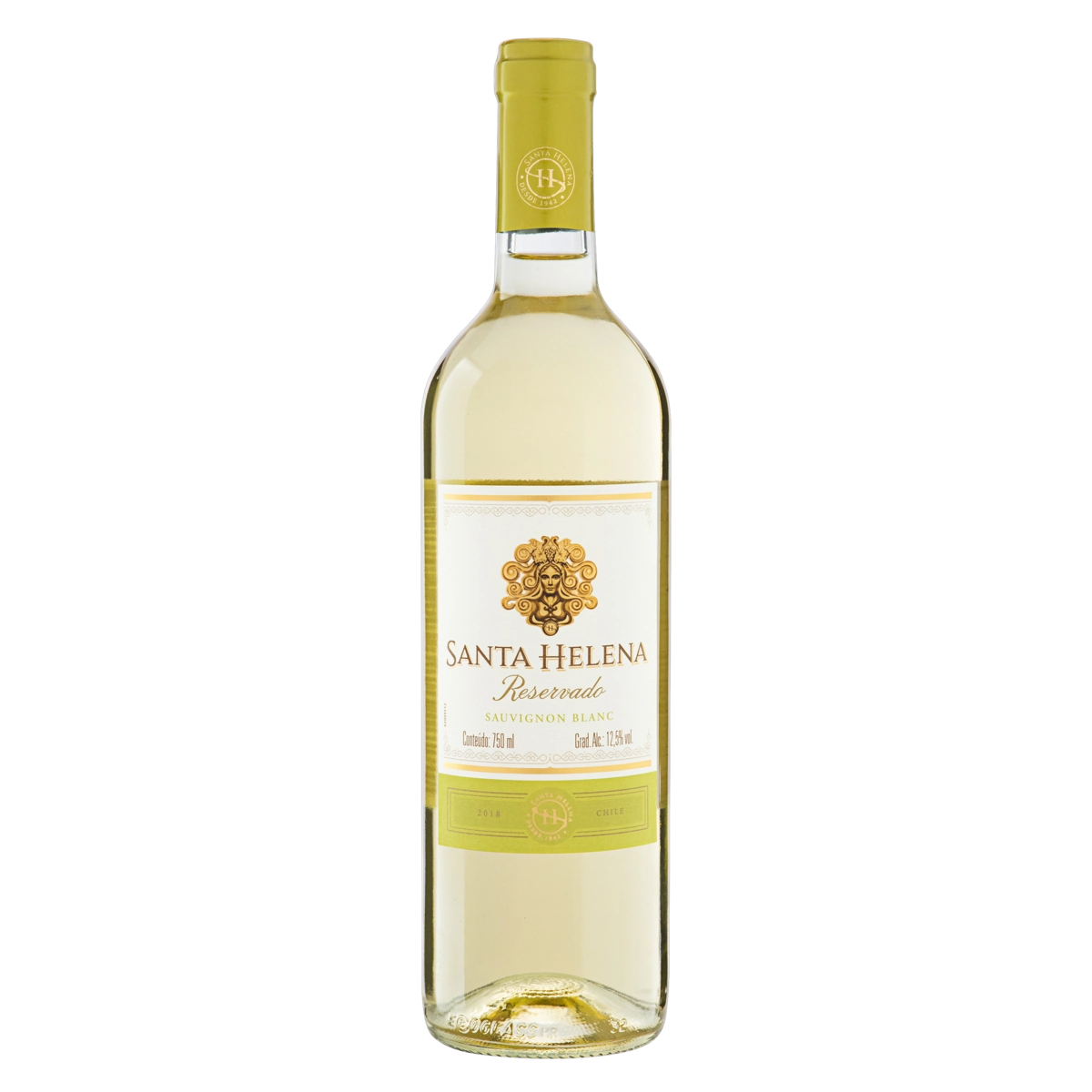 Vinho Chileno Branco Seco Reservado Santa Helena Sauvignon Blanc Garrafa 750ml