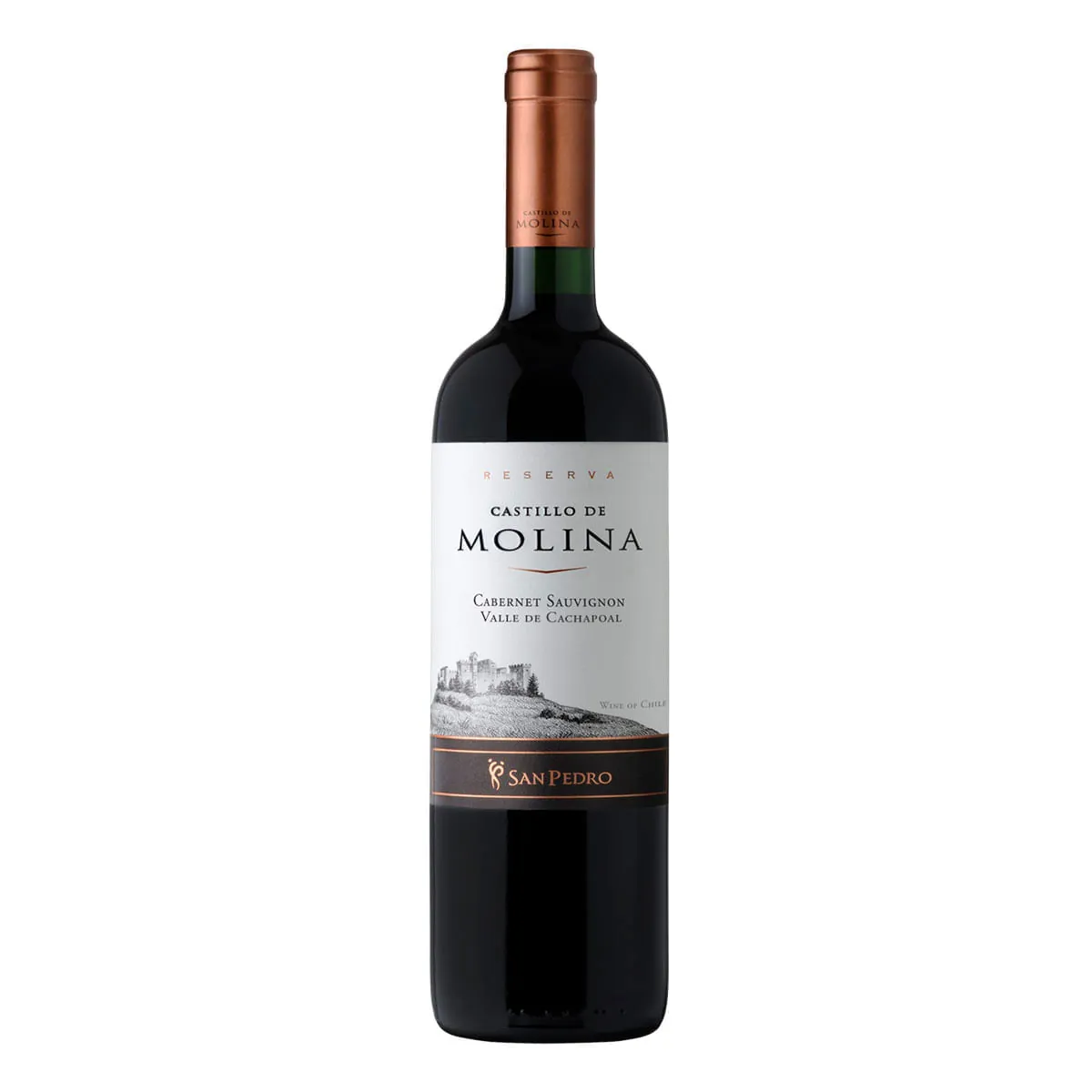Vinho Tinto Seco Molina Premium Reserva Cabernet Sauvignon e Syrah 750ml