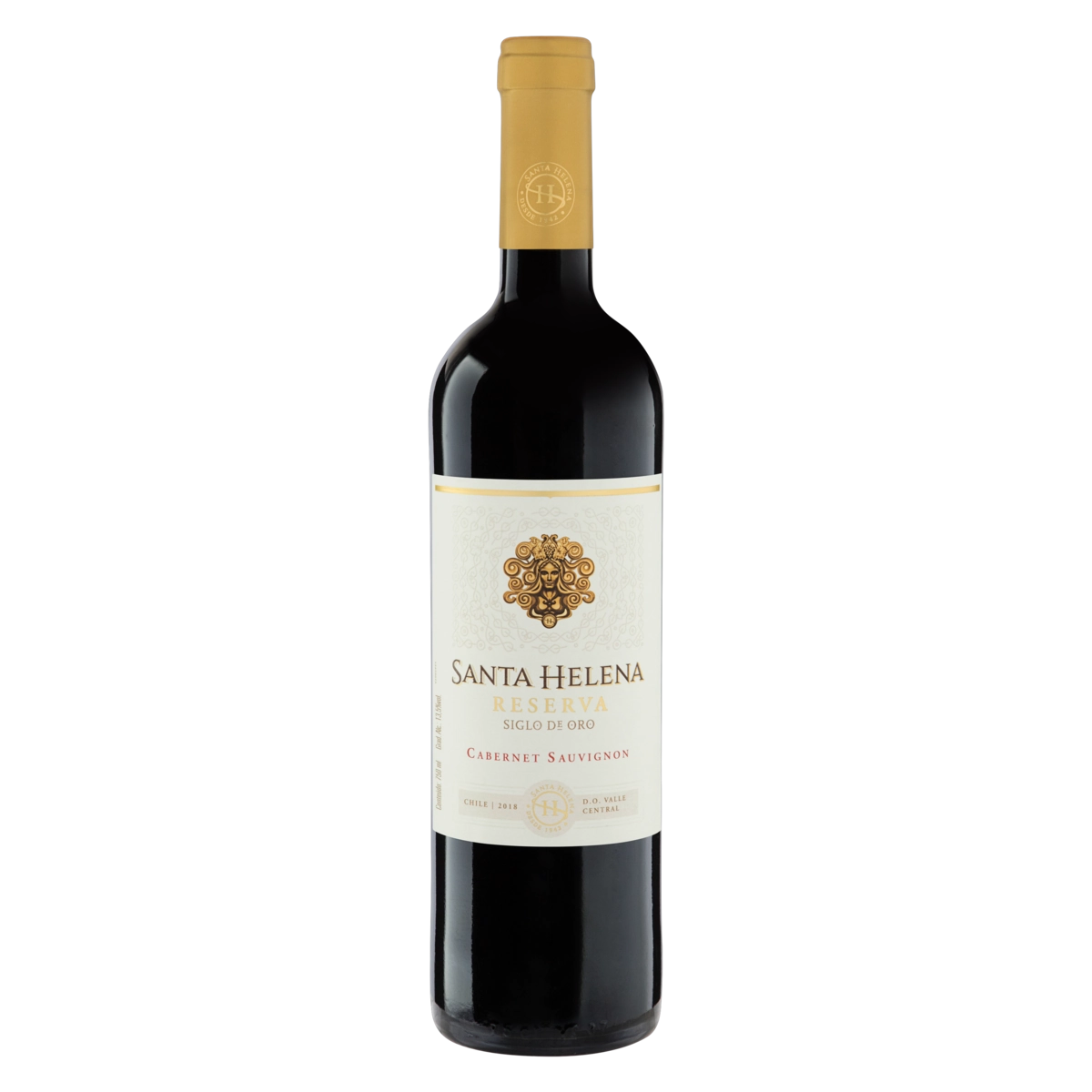 Vinho Chileno Tinto Seco Reserva Santa Helena Siglo de Oro Cabernet Sauvignon Valle Central Garrafa 750ml