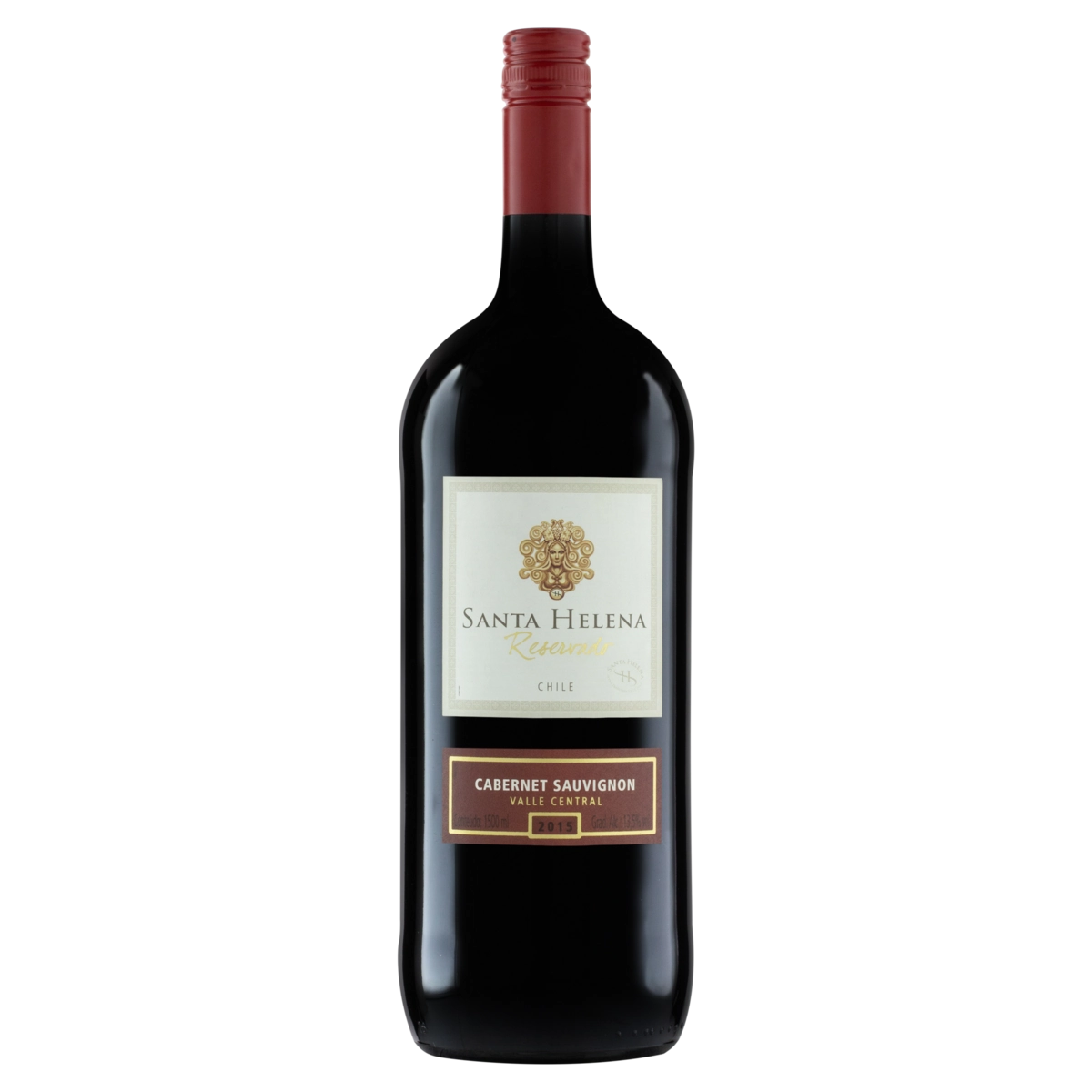 Vinho Chileno Tinto Meio Seco Reservado Santa Helena Cabernet Sauvignon Valle Central Garrafa 1500ml