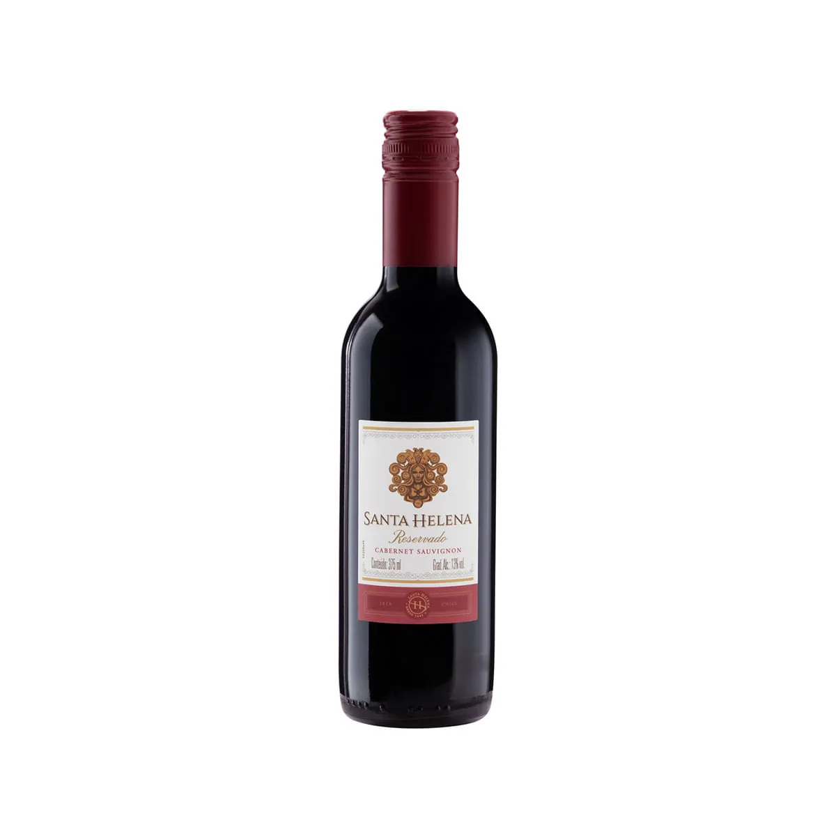 Vinho Tinto Seco Santa Helena Premium Reservado Cabernet Sauvignon Meia Garrafa 375ml