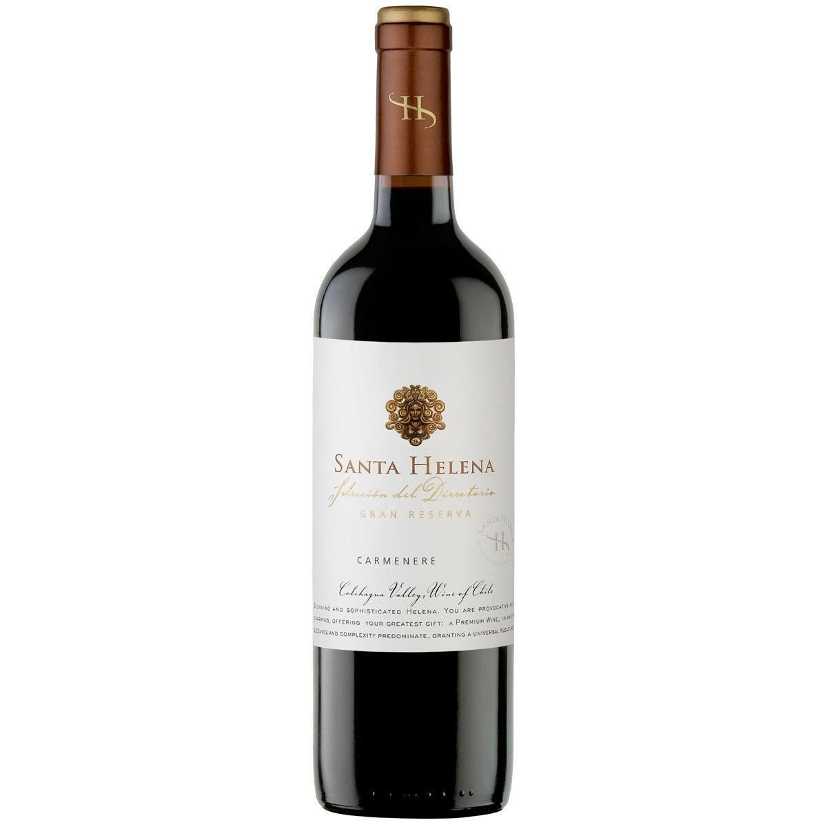 Vinho Chileno Tinto SANTA HELENA Gran Reserva Carmenère Garrafa 750ml