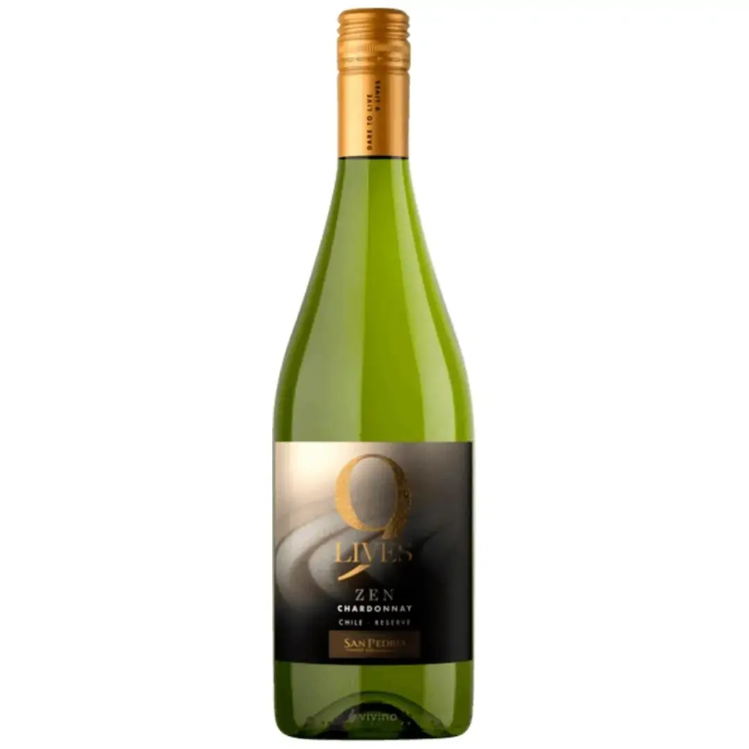 Vinho Chileno Gato Negro 9 Lives Reserve Chardonnay 750ml
