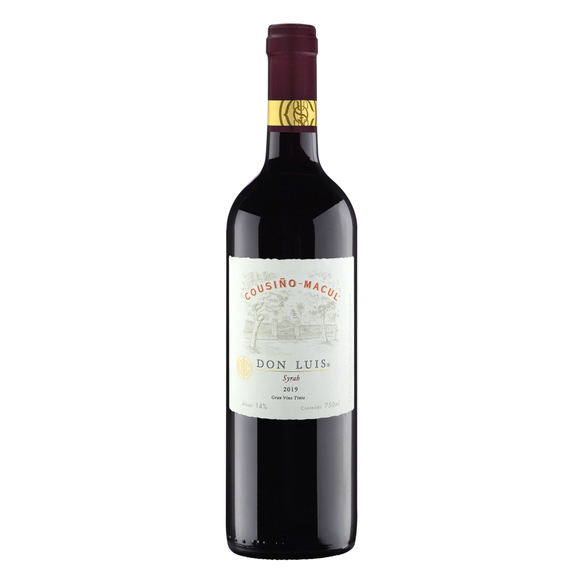 Vinho Chileno Tinto Don Luis Cousino Macul Syrah 750ml
