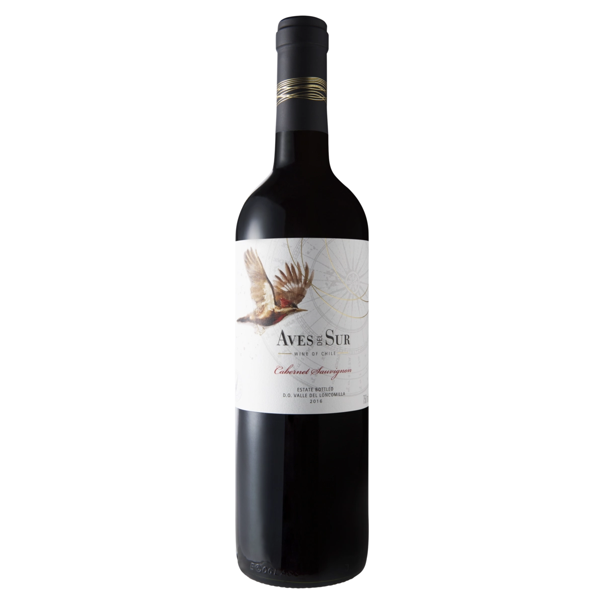 Vinho Chileno Tinto Seco Aves Del Sur Cabernet Sauvignon Valle Del Loncomilla Garrafa 750ml