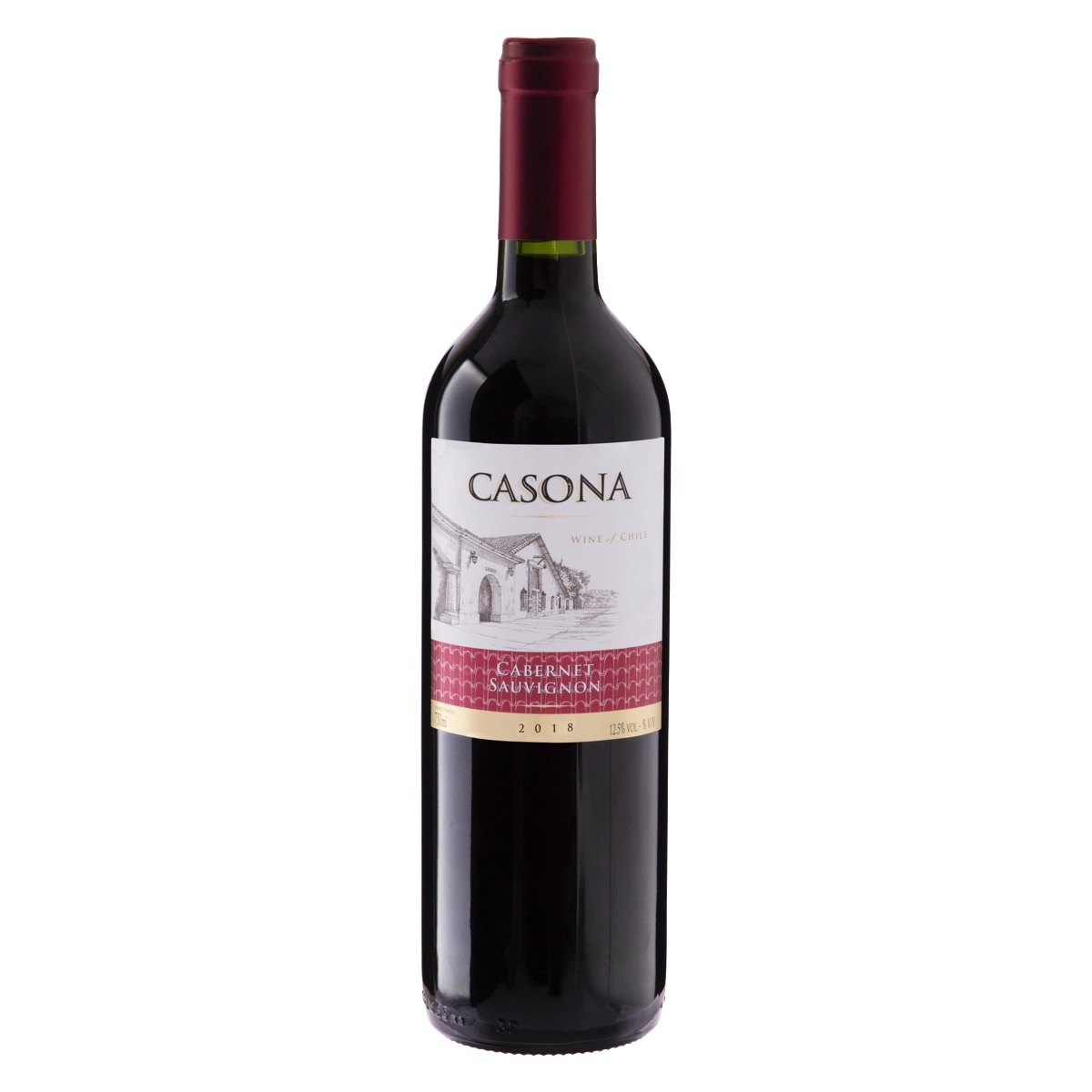 Vinho Chileno Tinto Meio Seco Classic Casona Cabernet Sauvignon Valle Central Garrafa 750ml