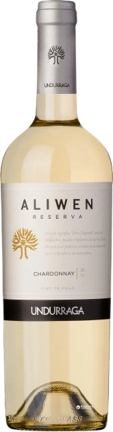 Vinho Chileno Branco Seco Reserva Undurraga Aliwen Chardonnay Valle Del Maipo Garrafa 750ml