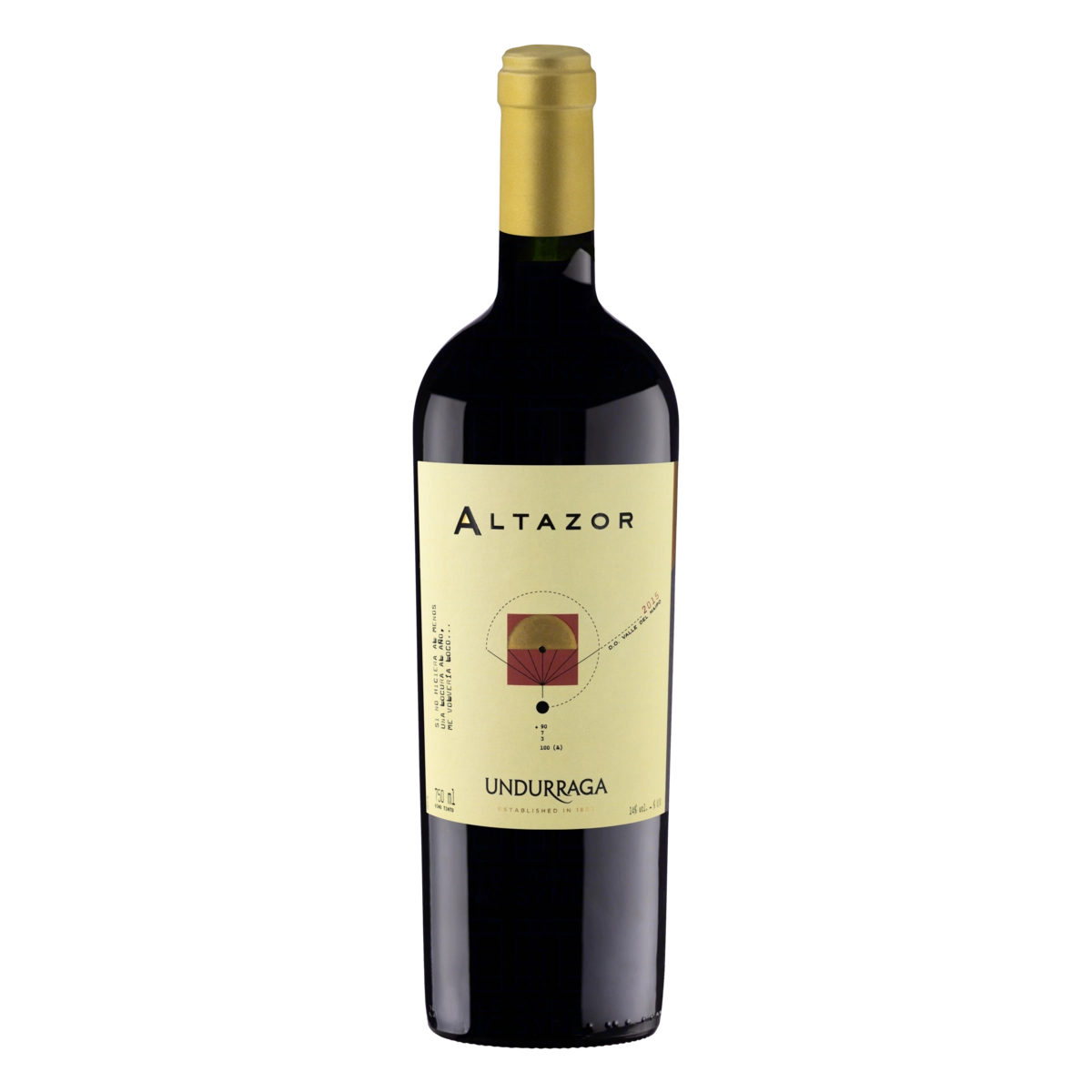 Vinho Chileno Tinto Seco Altazor Undurraga Cabernet Sauvignon Carménère Carignan Valle Del Maipo Gar