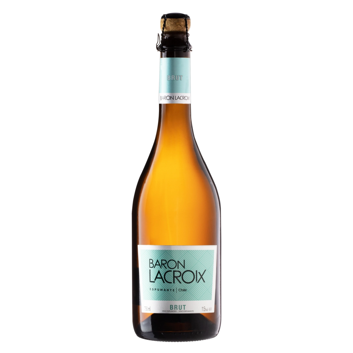 Espumante Chileno Branco Brut Baron Lacroix Valle Central Garrafa 750ml