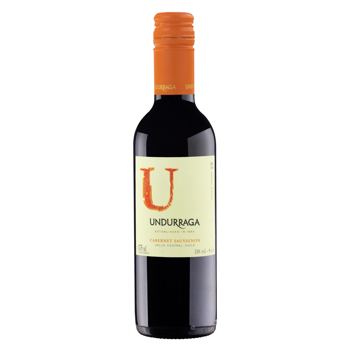 Vinho Chileno Tinto Seco Undurraga U Cabernet Sauvignon Valle Central Garrafa 375ml