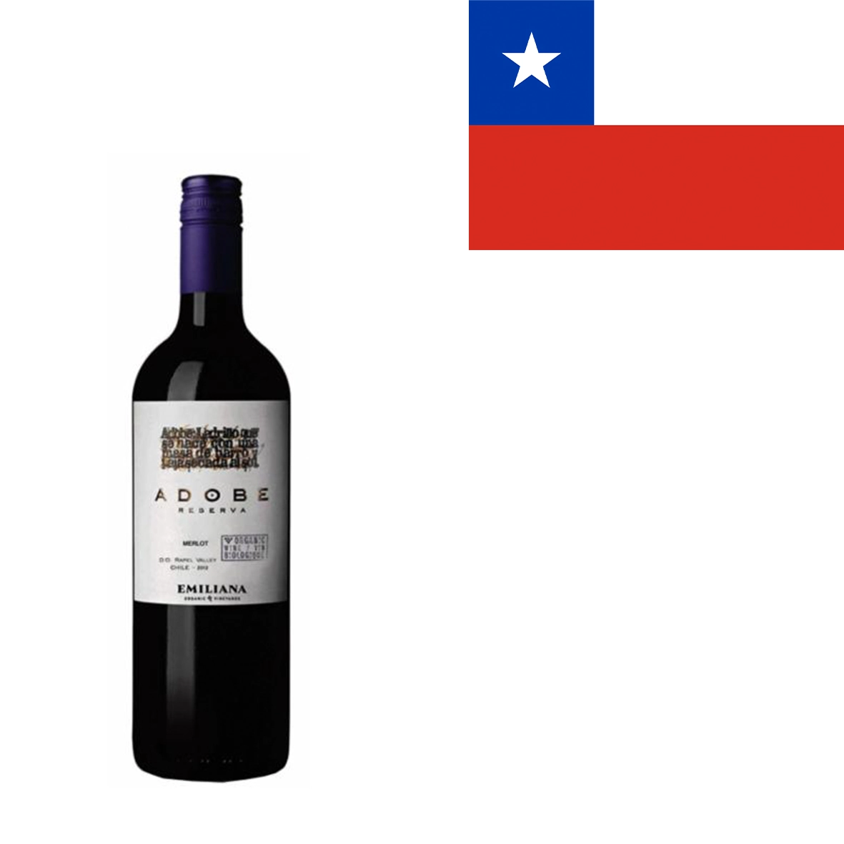 Vinho Chileno Emiliana Merlot