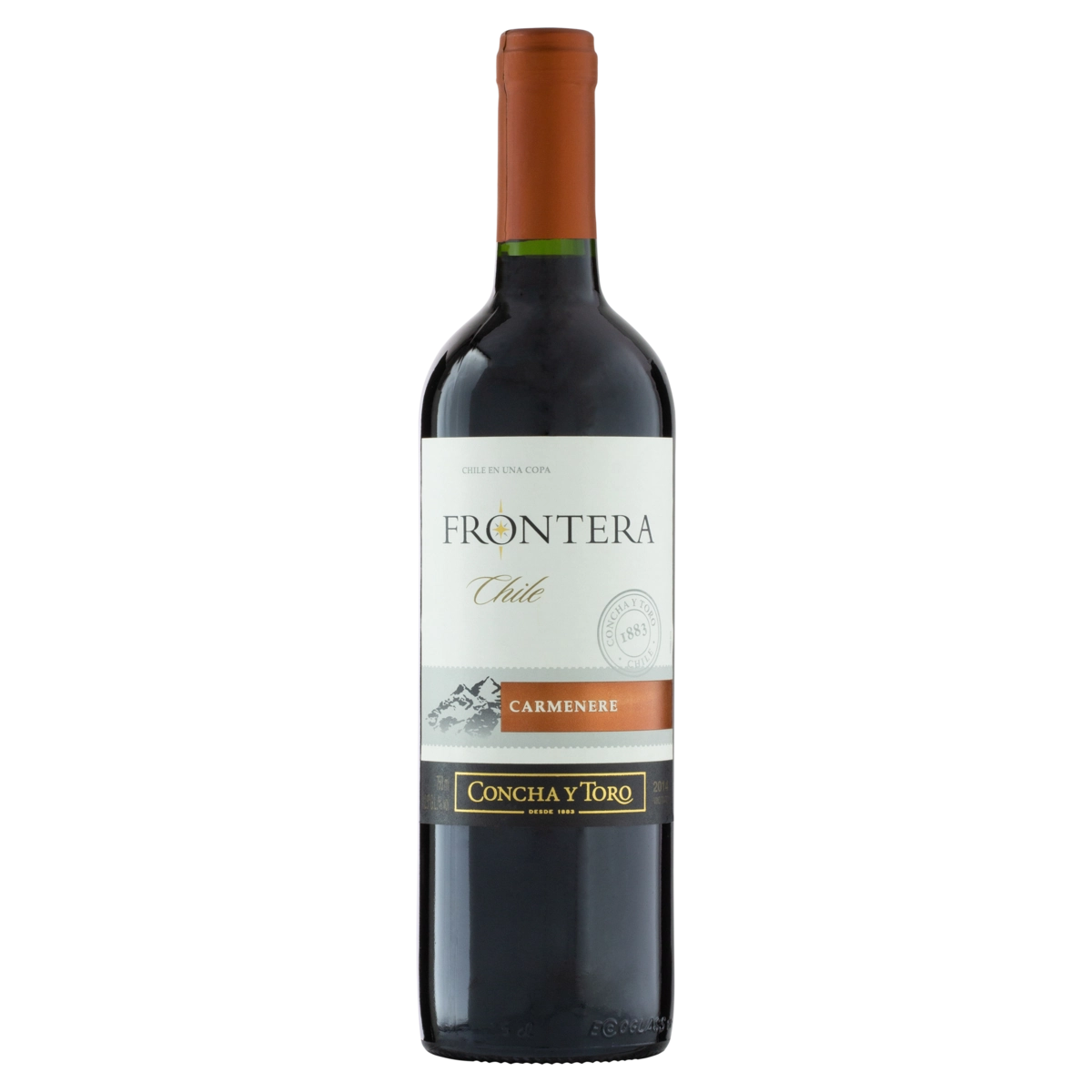 Vinho Chileno Tinto Meio Seco Frontera Carménère Valle Central Garrafa 750ml