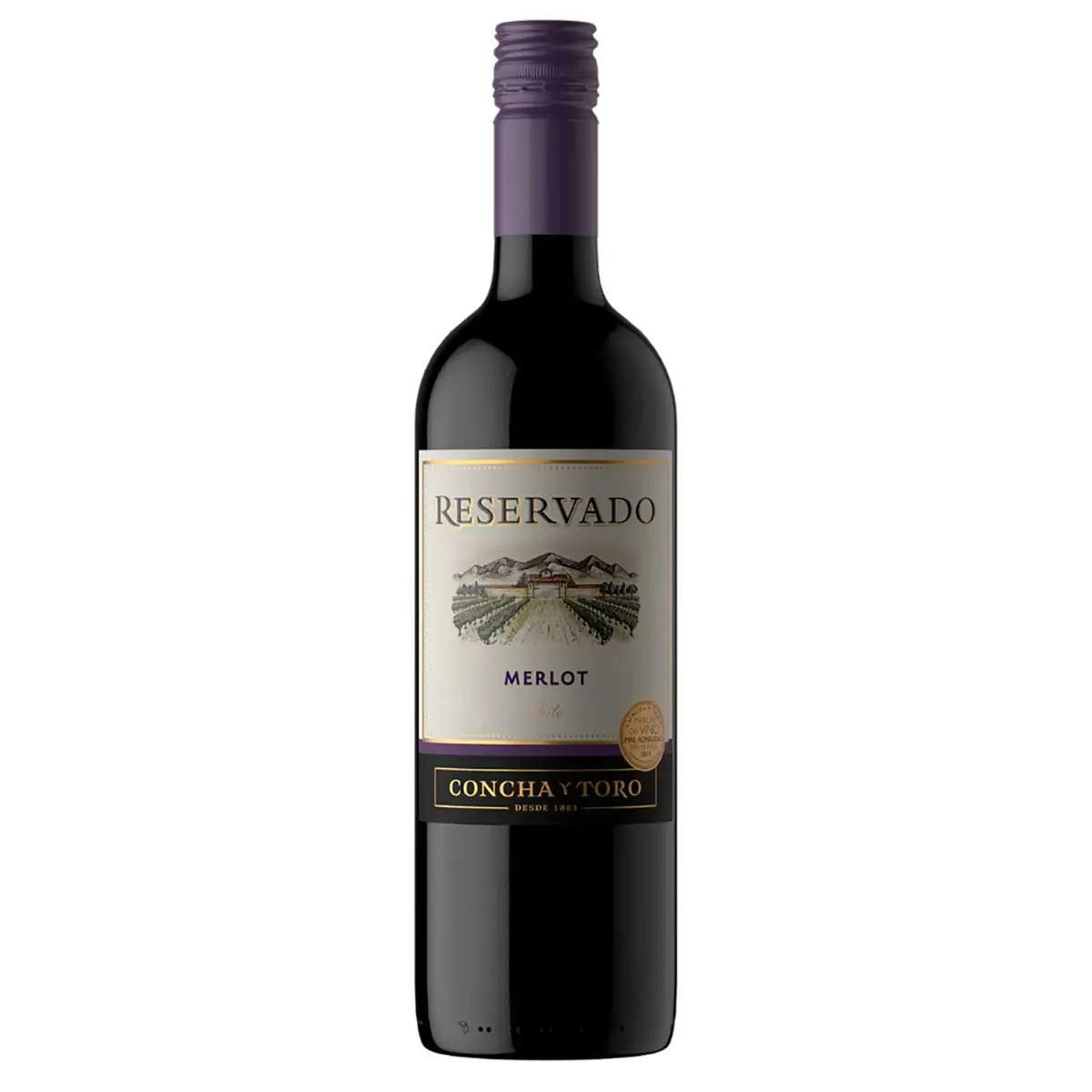 Vinho Tinto Chileno Concha Y Toro Reservado Merlot 750 ml