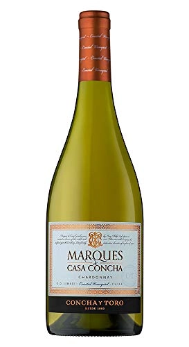 Vinho Chileno Branco Seco Marques de Casa Concha Chardonnay Limarí Garrafa 750ml