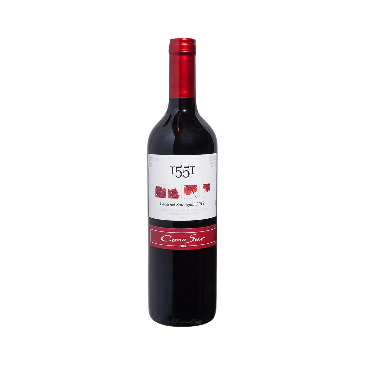 Vinho Chileno Tinto Meio Seco 1551 Cono Sur Cabernet Sauvignon Valle Central Garrafa 750ml