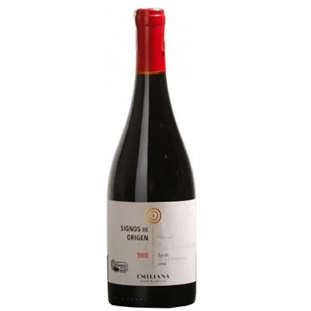Vinho Chileno Tinto Seco Orgânico Signos De Origen Syrah Valle De Casablanca Garrafa 750ml