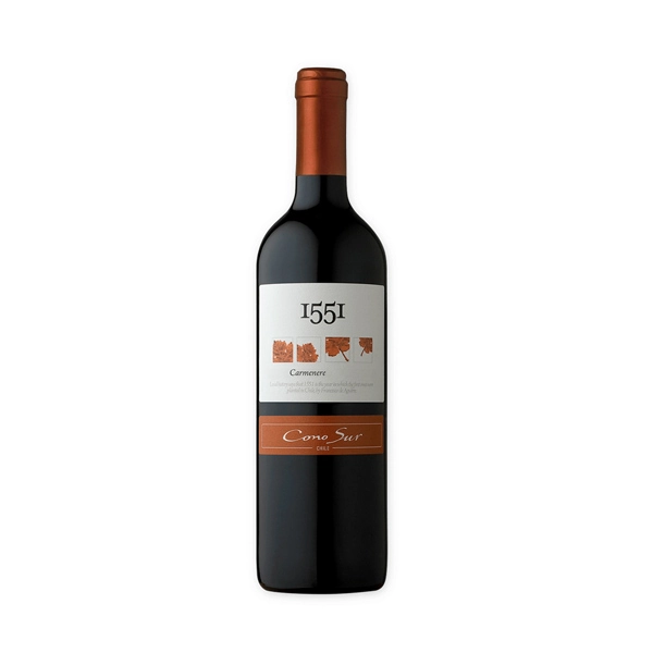 Vinho Chileno Tinto Meio Seco 1551 Cono Sur Carménère Valle Central Garrafa 750ml