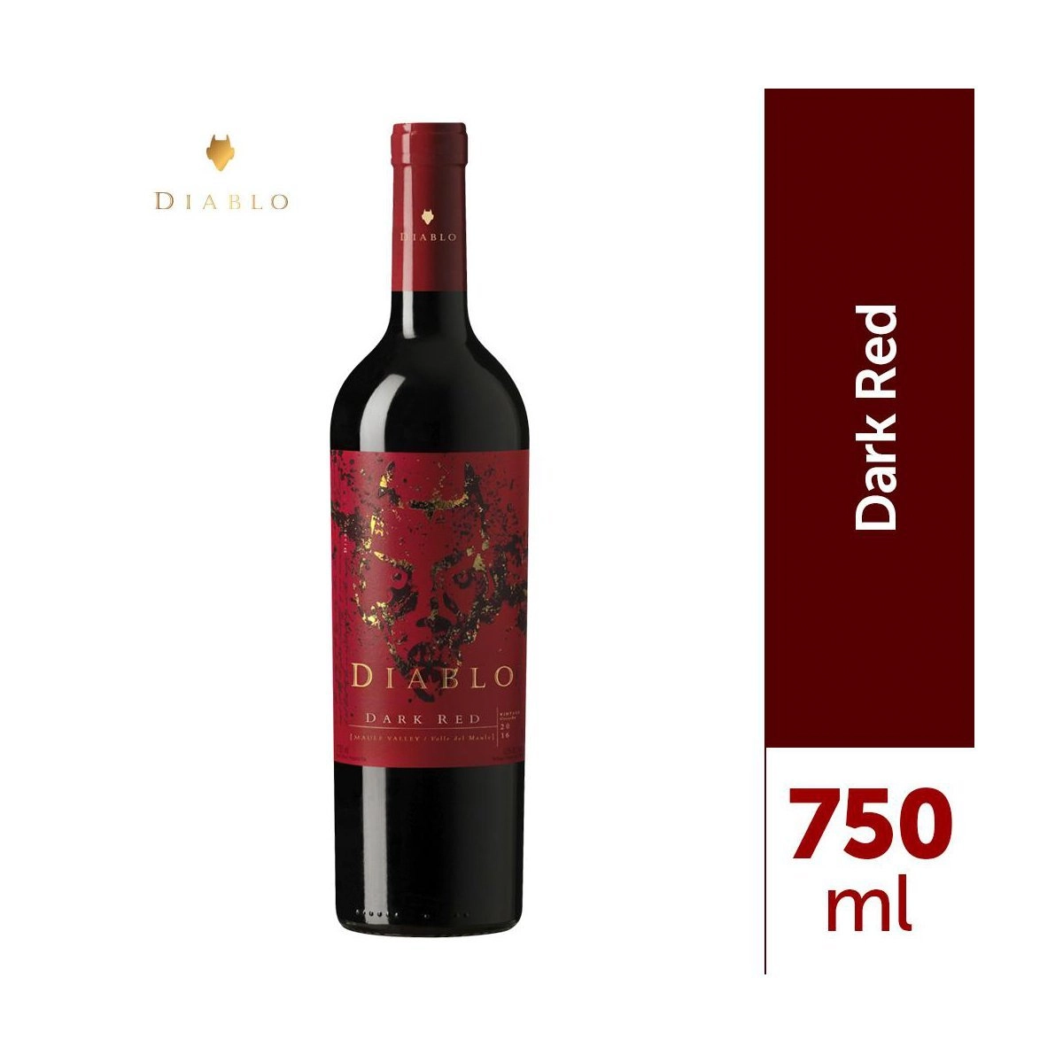 Vinho Chileno Tinto Diablo Dark Red Garrafa 750ml