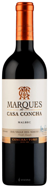 VINHO MARQUES DE CASA CONCHA MALBEC 750ML