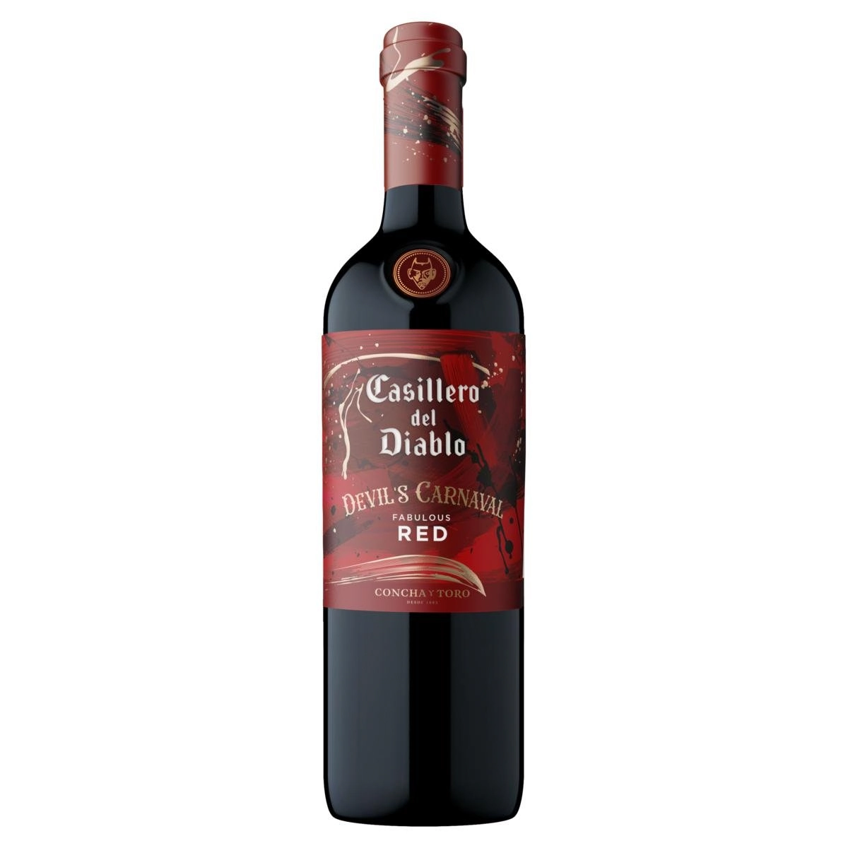 Vinho Chileno Tinto Meio Seco Fabulous Red Casillero Del Diablo Devils Carnaval Garrafa 750ml